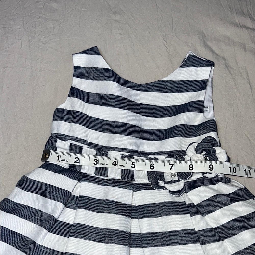 Mayoral Blue and White Sleeveless A-line Sundress - Picture 9 of 9